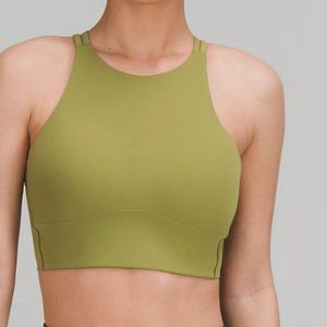 Lululemon Like a cloud bra green bronze Sz 12 sold out and nwt